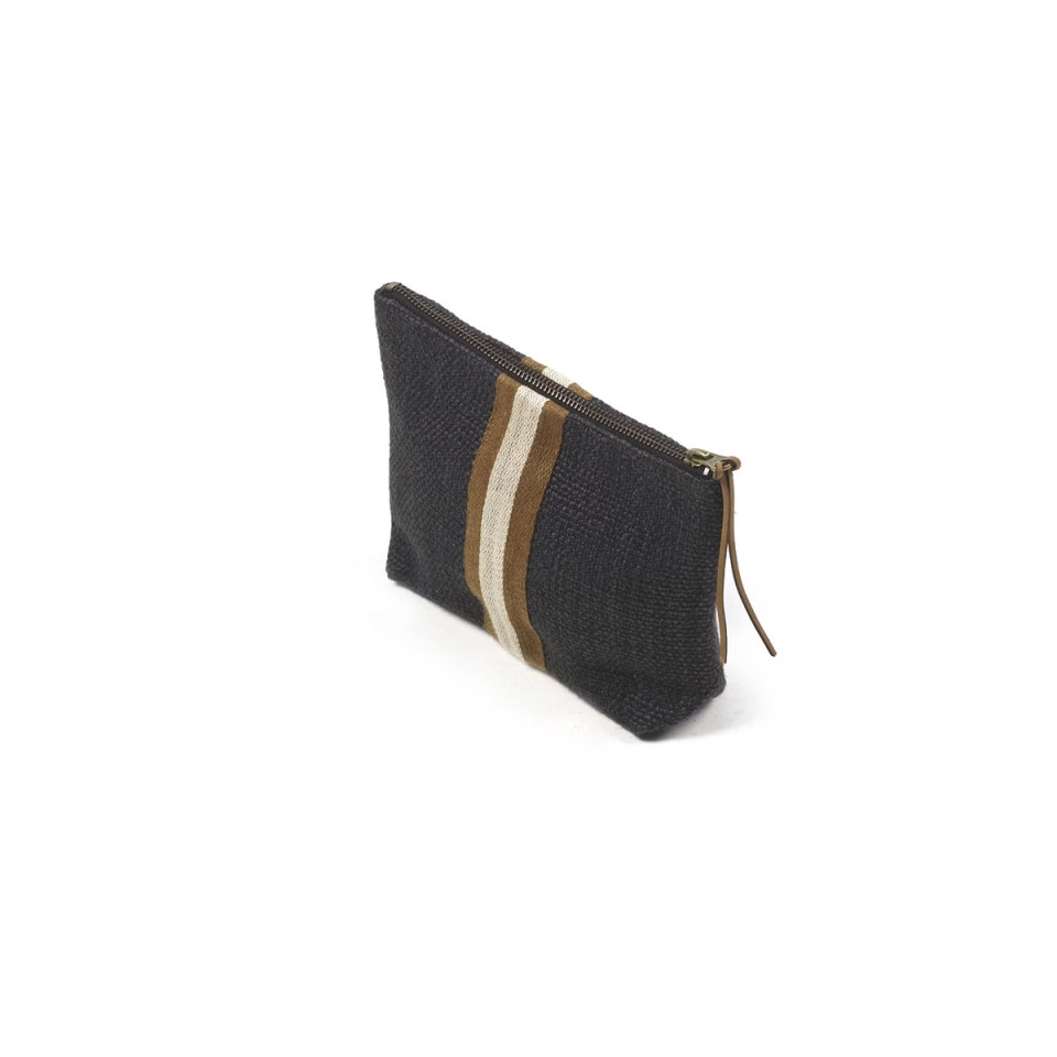Pochette Zippée Lin et Laine JASPER 