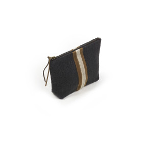 Pochette Zippée Lin et Laine JASPER 
