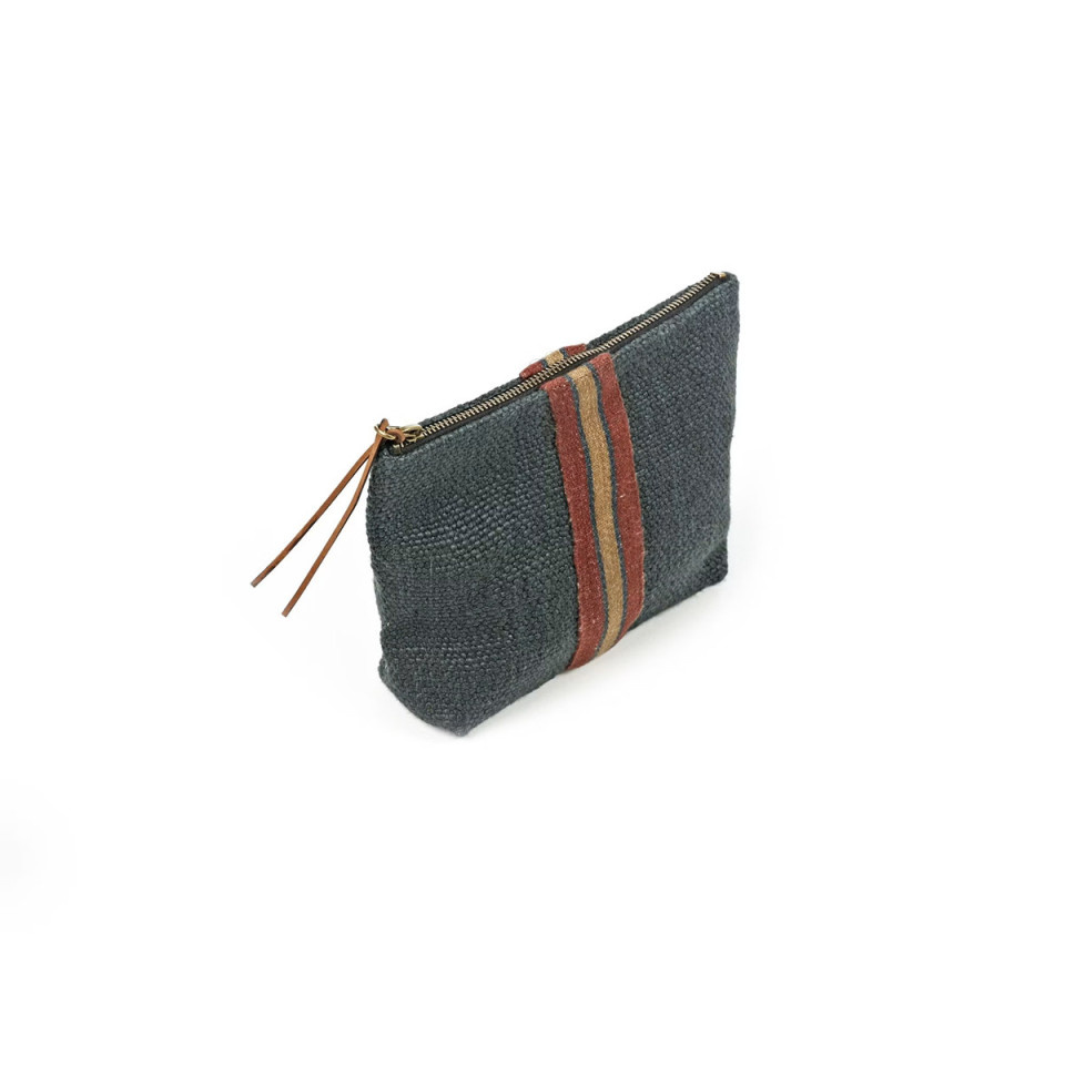 Pochette Zippée Lin et Laine JASPER 