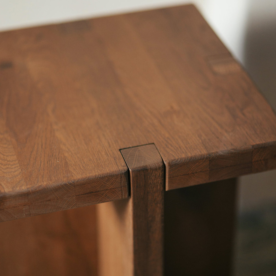 Table d'Appoint ou Tabouret en Chêne ASA 