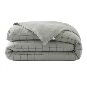 Housse de Couette Réversible en Gaze de Coton GAIA MATCH  
