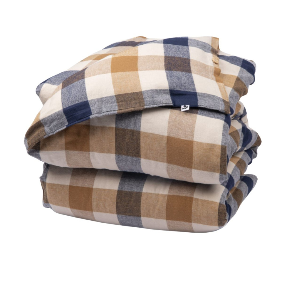 Housse de couette flanelle BASILE