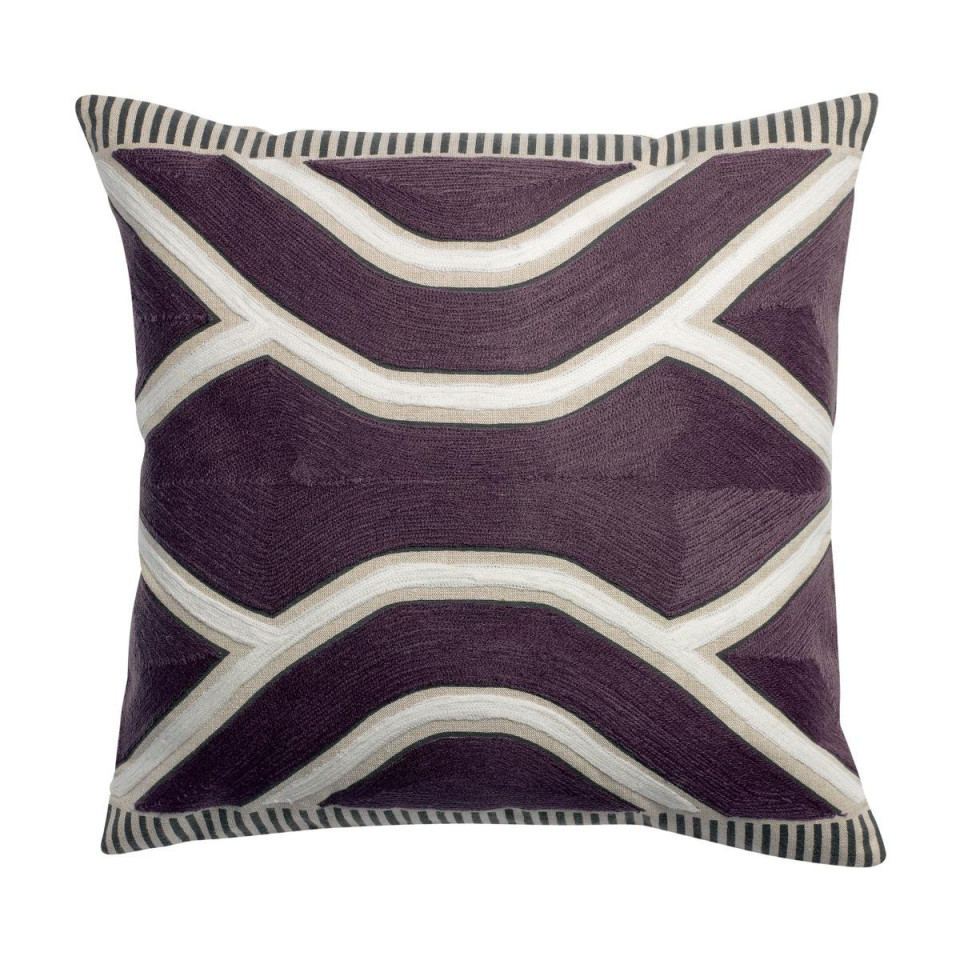 Coussin Brodé Coton JOHAN  