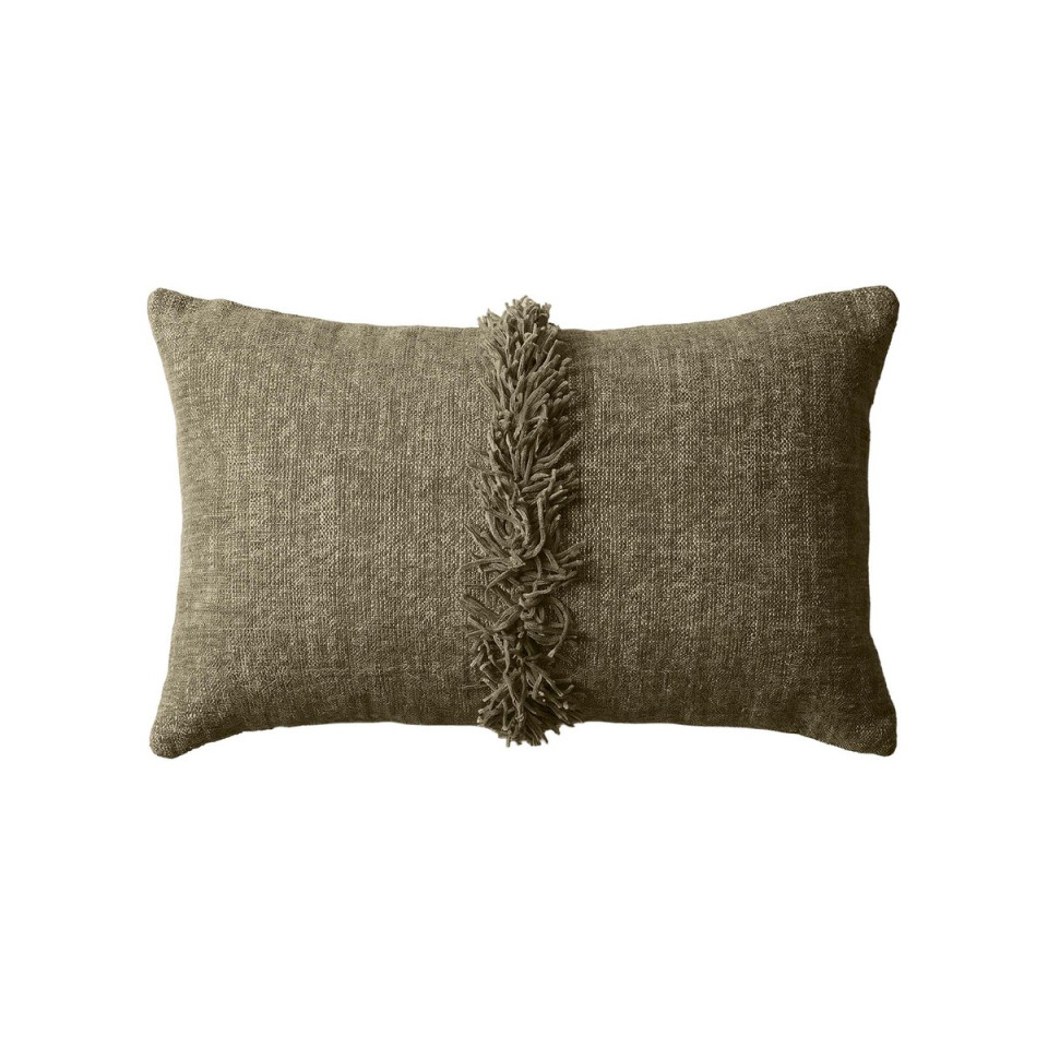 Housse de coussin à franges Frou Frou Vent du Sud