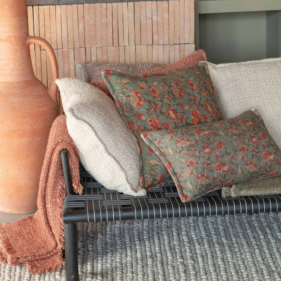 Housse de Coussin Fleurie CARMEN