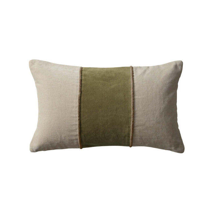 Housse de Coussin en Coton MOLLI - Vent du Sud | Impression Lin
