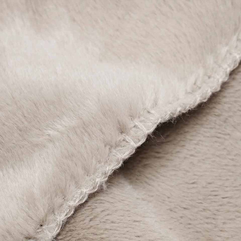 Couvre-lit Maxi Plaid Fausse Fourrure TANUKI