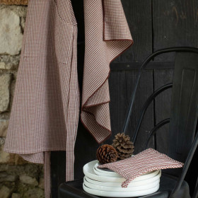 Set Gant et Manique en Coton Vichy VIC