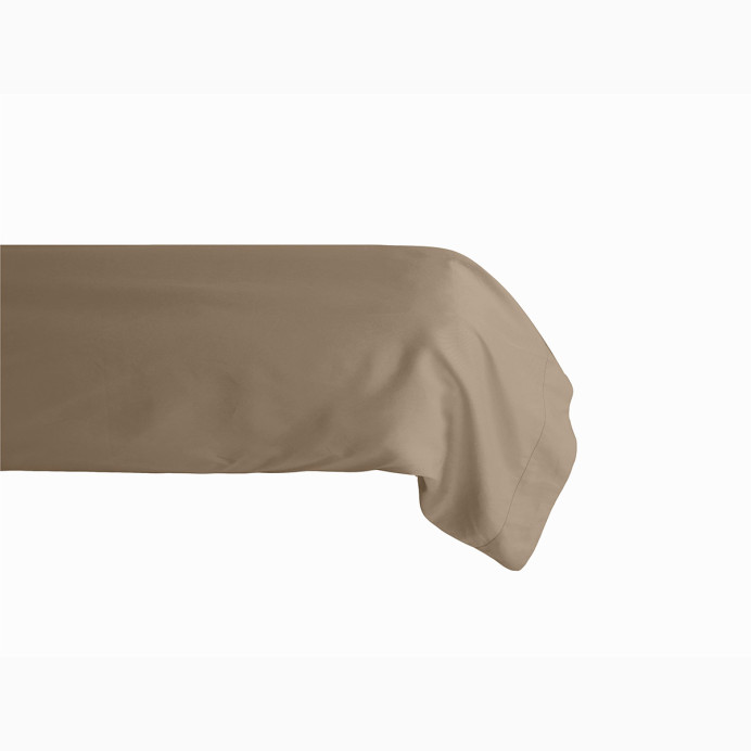 Taie de Traversin en Percale de Coton MANOIR - Vent du sud | Impression lin
