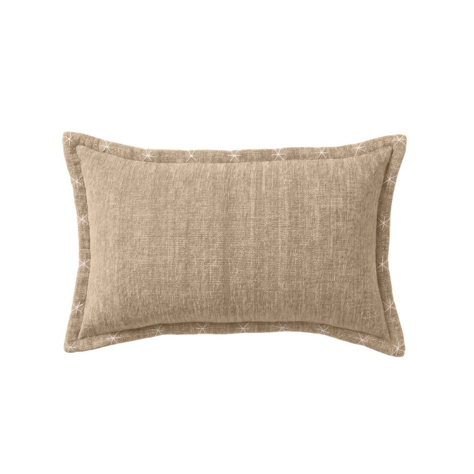 Coussin Chiné ESTRELLA - Vent du sud | Impression lin