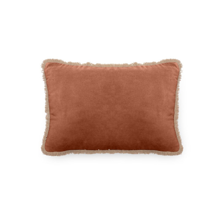 Housse de Coussin Velours MANELLE - Vent du sud | Impression lin