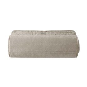 Couvre Lit Velours Surpiqué Rayures NANOOK
