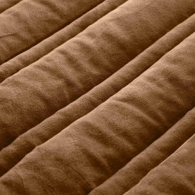 Couvre Lit Velours Surpiqué Rayures NANOOK