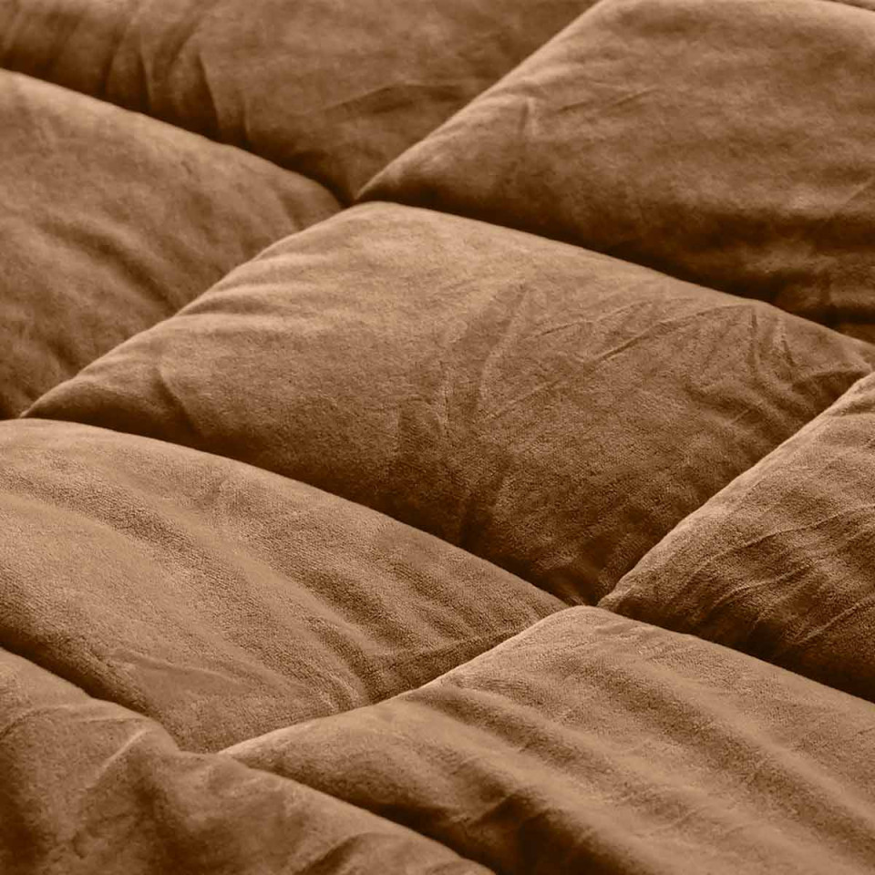 Chemin de Lit en Velours Matelassé MOKI
