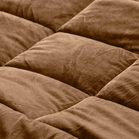 Edredon Carré en Velours Matelassé MOKI