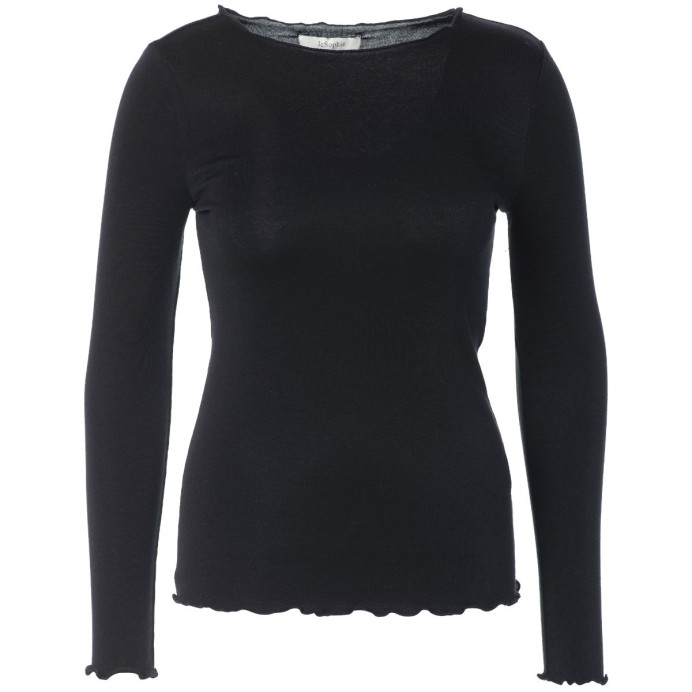 Top manches longues Rainbow laine lyocell JC Sophie | Impression Lin