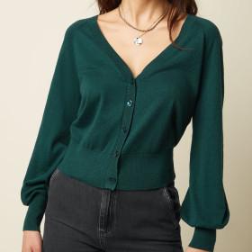 Gilet coton soie COCOON