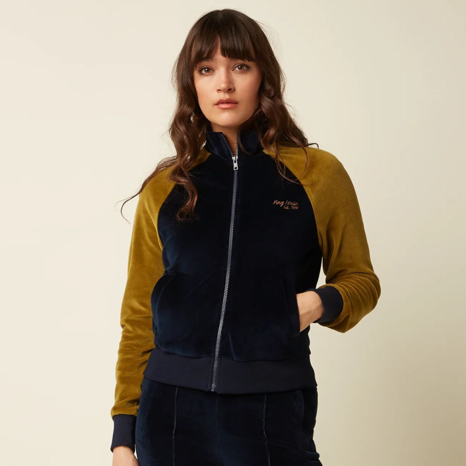 Gilet velours zippé LILA