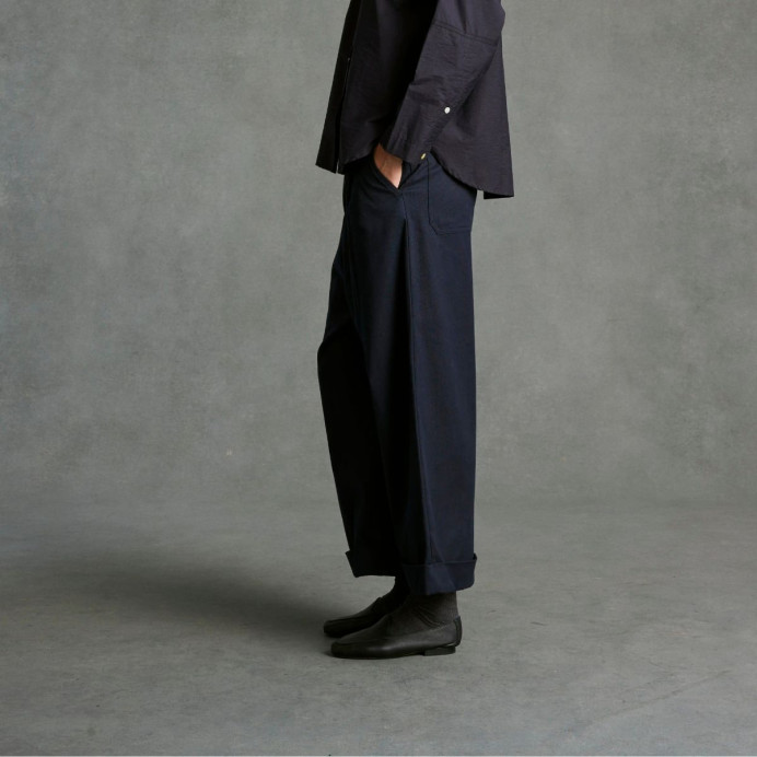 Pantalon large à pinces MARIANO