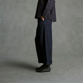 Pantalon large à pinces MARIANO