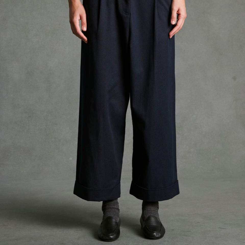 Pantalon large à pinces MARIANO