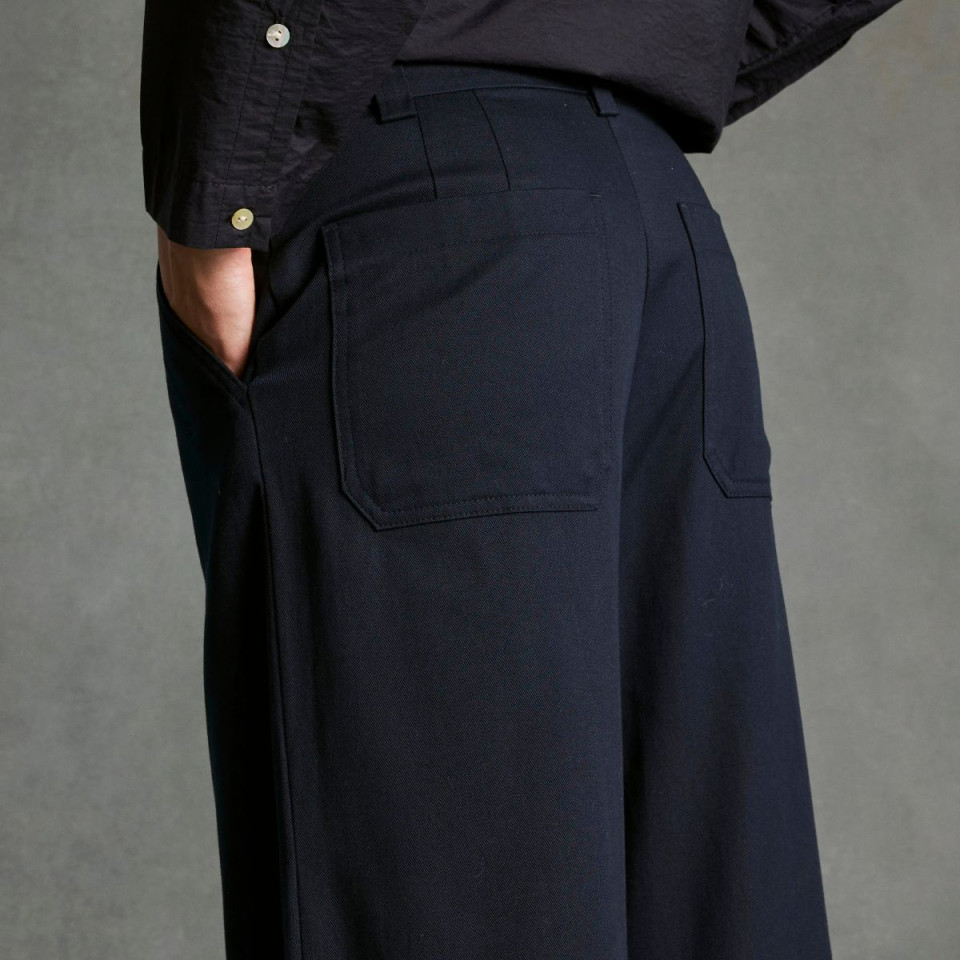 Pantalon large à pinces MARIANO