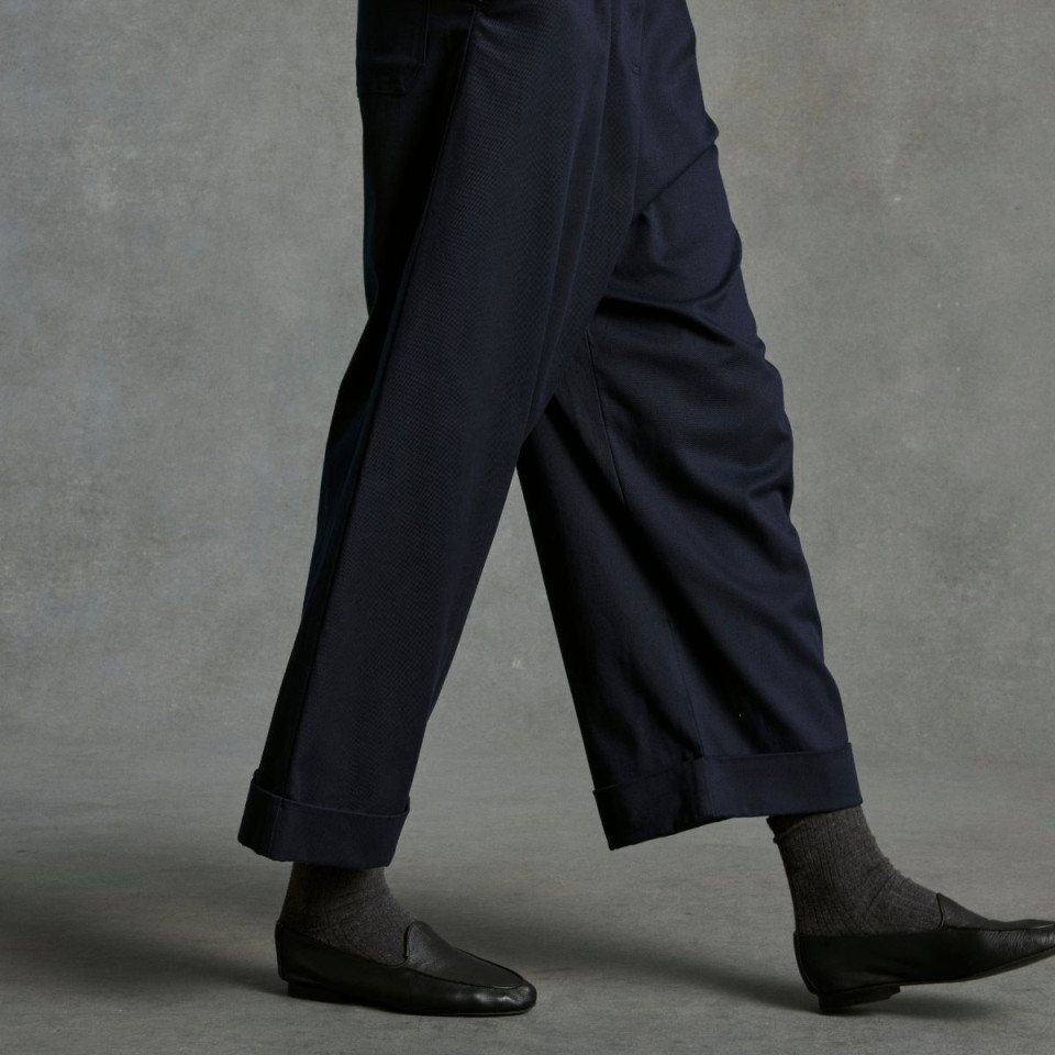 Pantalon large à pinces MARIANO