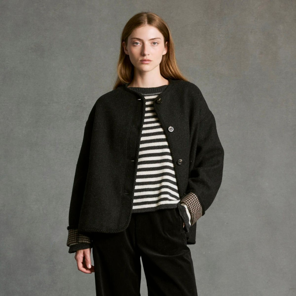 Veste courte sans col Marceau HOD