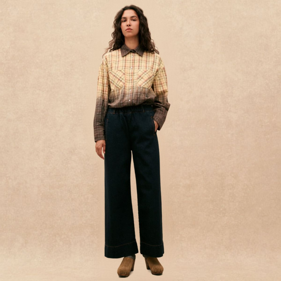 Jean large taille élastiquée JIM JEANS