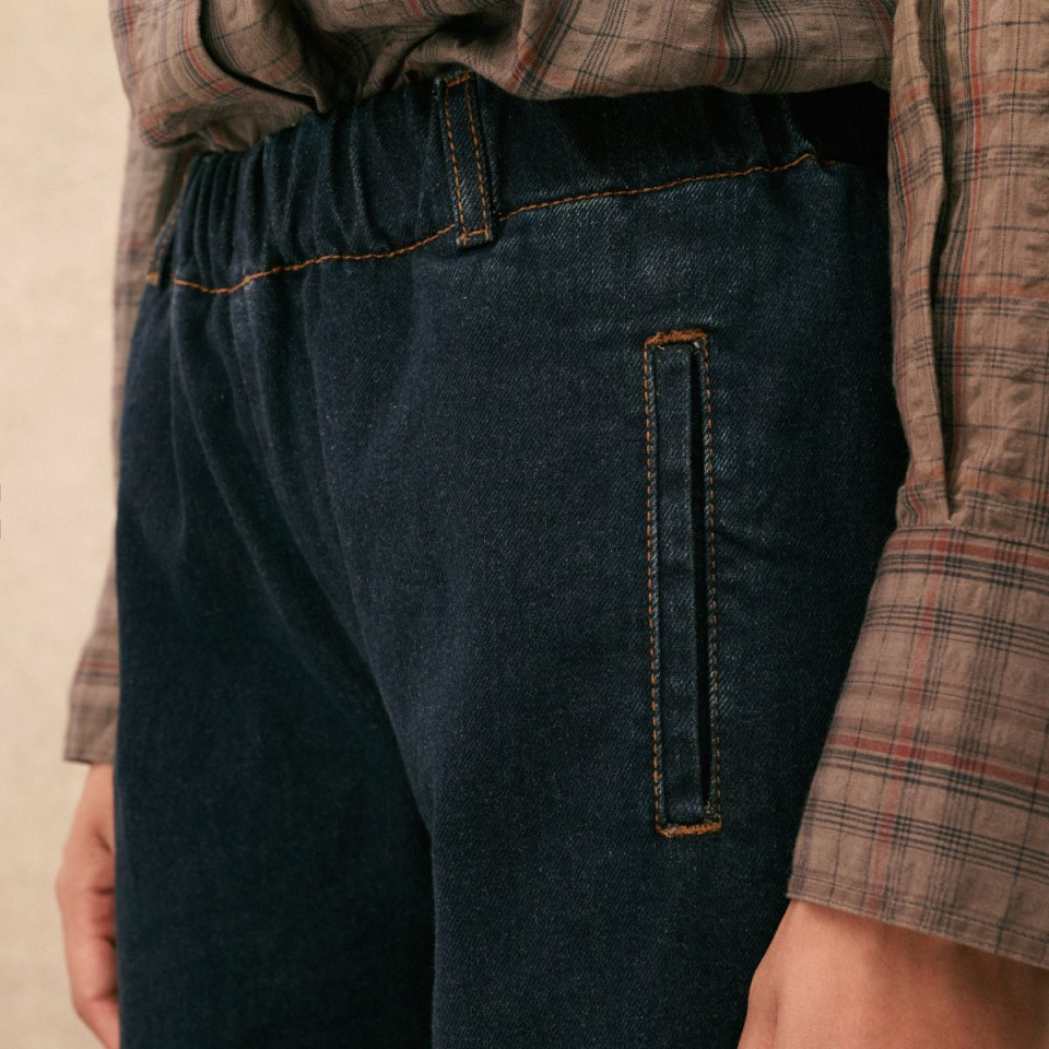 Jean large taille élastiquée JIM JEANS