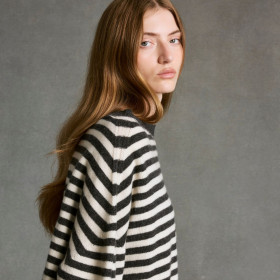 Pull oversize rayé VANESSA STRIPE