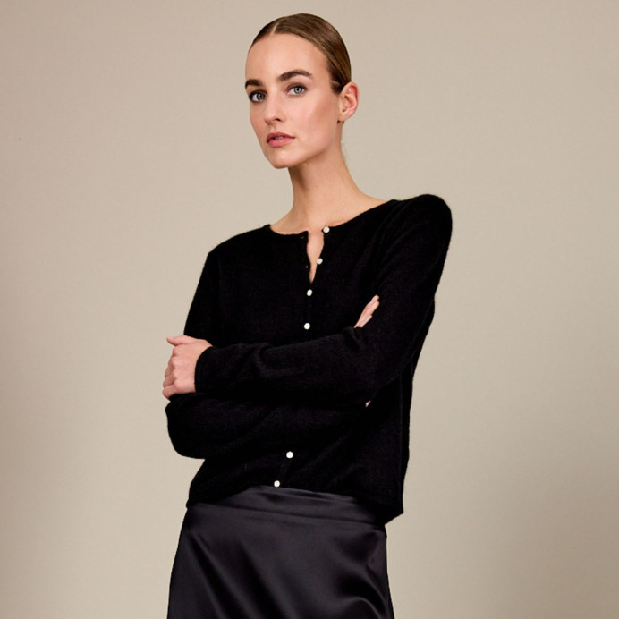 Cardigan laine et cachemire Rowan JC Sophie