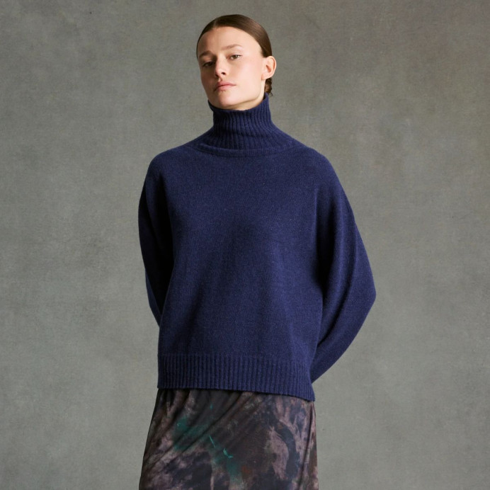 Pull col roulé en pure laine Sela HOD