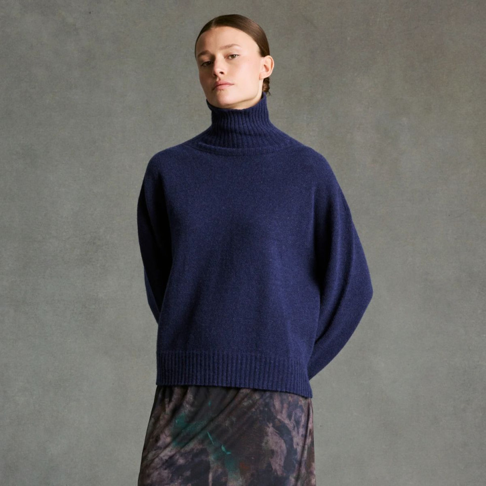 Pull col roulé en pure laine Sela HOD