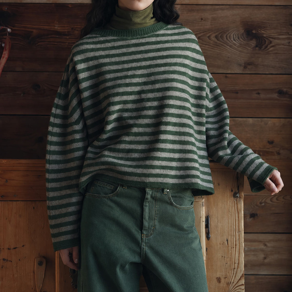 Pull oversize rayé VANESSA STRIPE