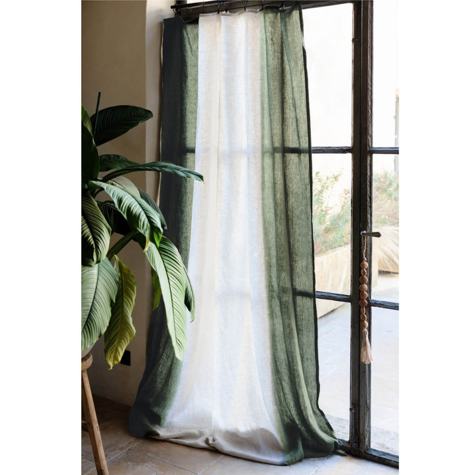 Nappe ou Rideau en Lin DEEPALI  