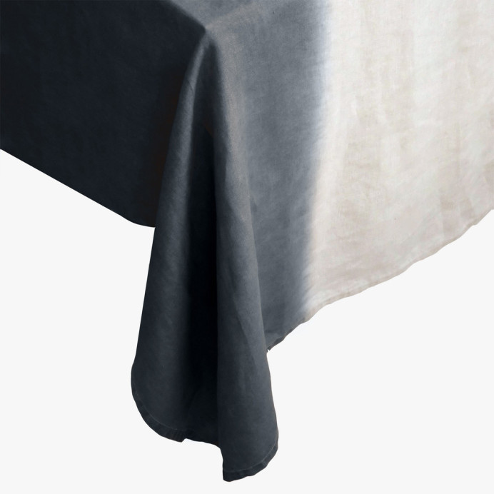 Nappe ou Rideau Lin Tie and Dye DEEPALI - Vent du Sud | Impression lin