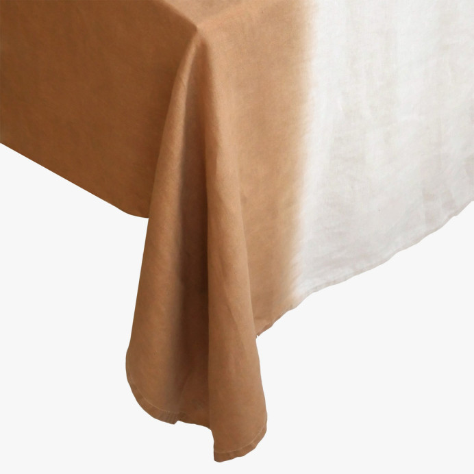 Nappe ou Rideau Lin Tie and Dye DEEPALI - Vent du Sud | Impression lin