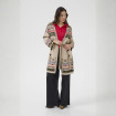 Cardigan jacquard ceinturé ETTA