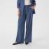 Pantalon Tallie en denim de coton à coupe droite