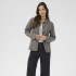 Veste de costume rayée Sato en maille de coton mélangé