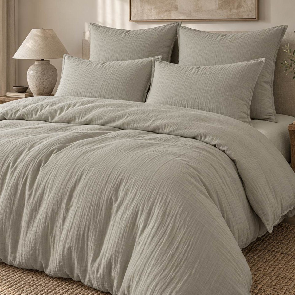 Drap Housse en Gaze de Coton MILOS