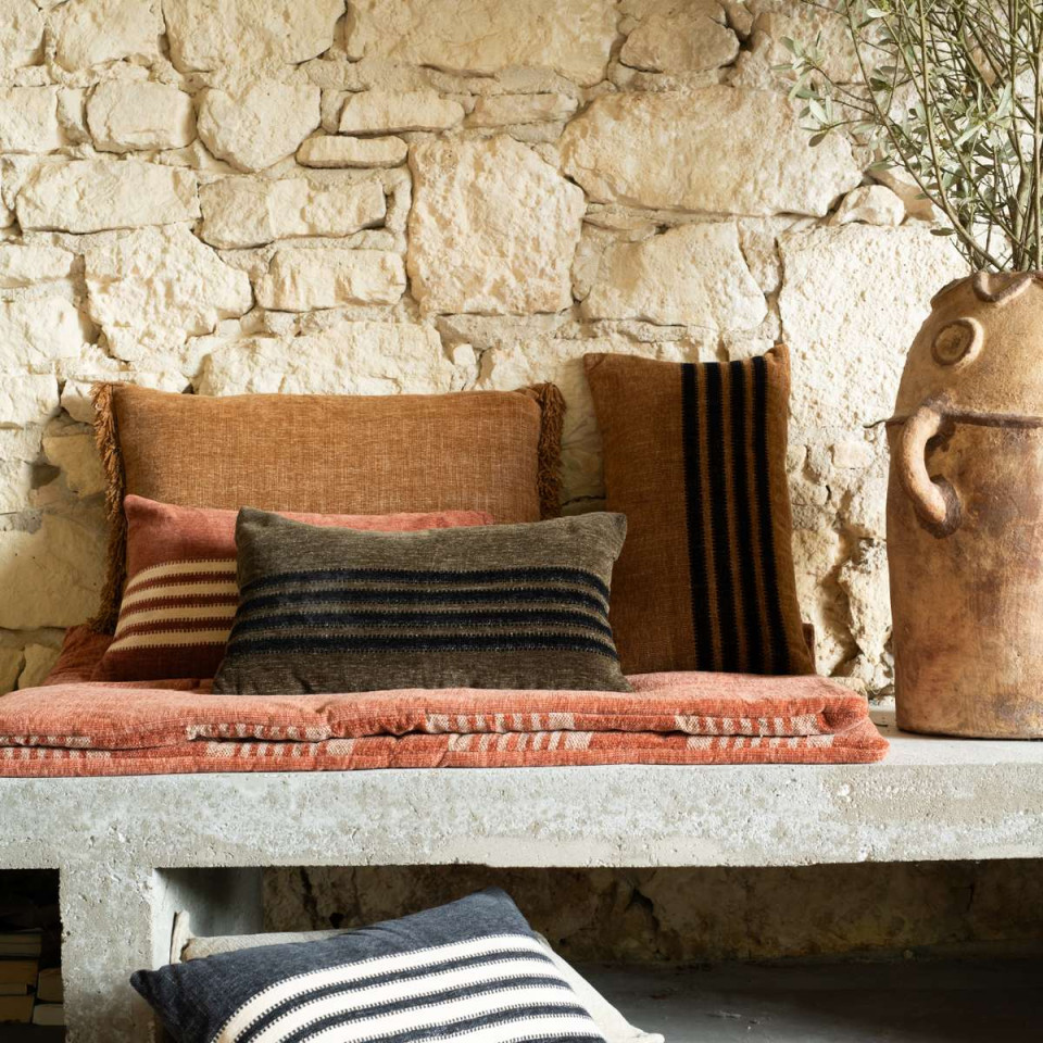 Housse de Coussin Rayé ANTA