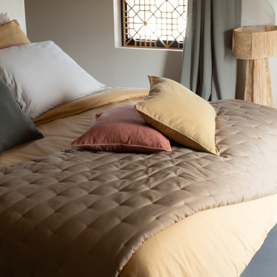 Couvre Lit et Plaid en Microfibre CELESTE