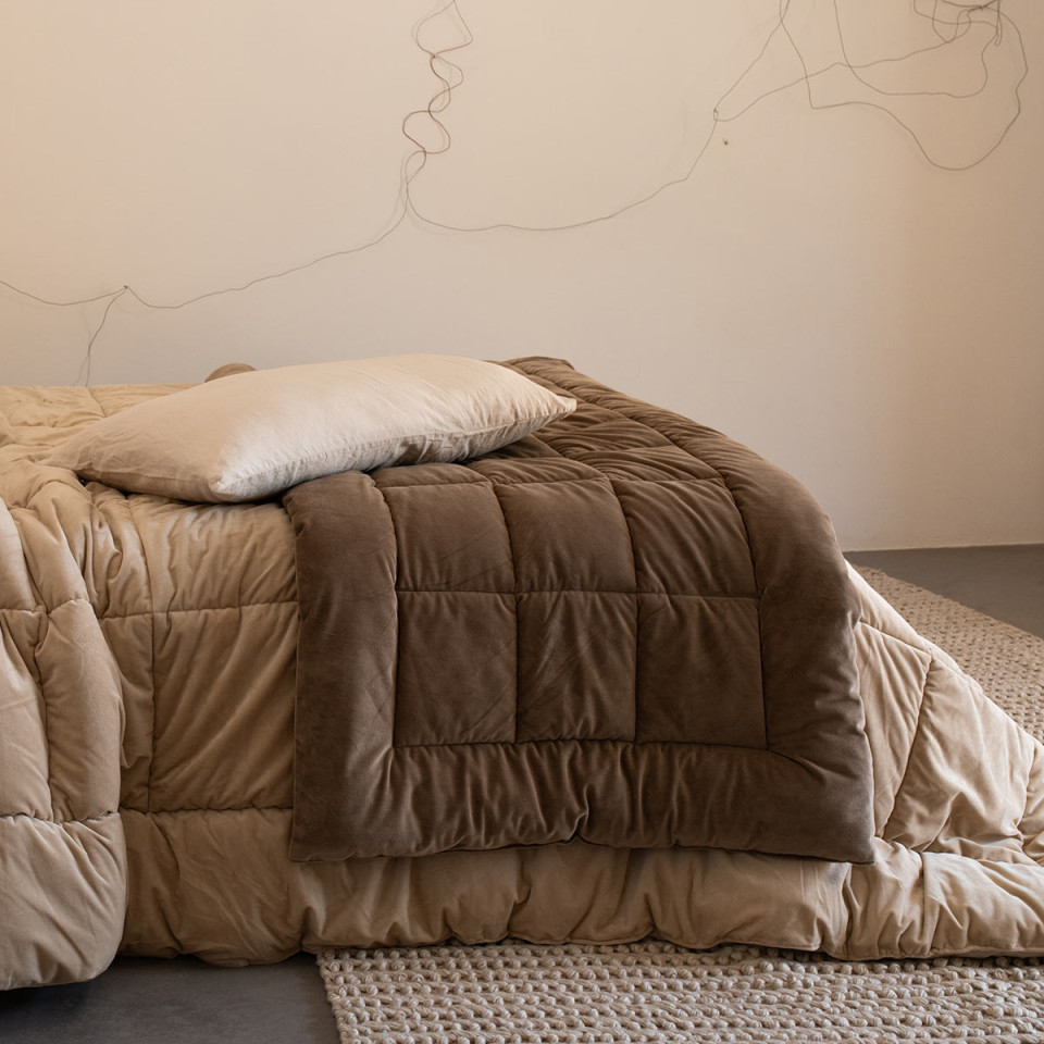 Chemin de Lit en Velours Matelassé MOKI