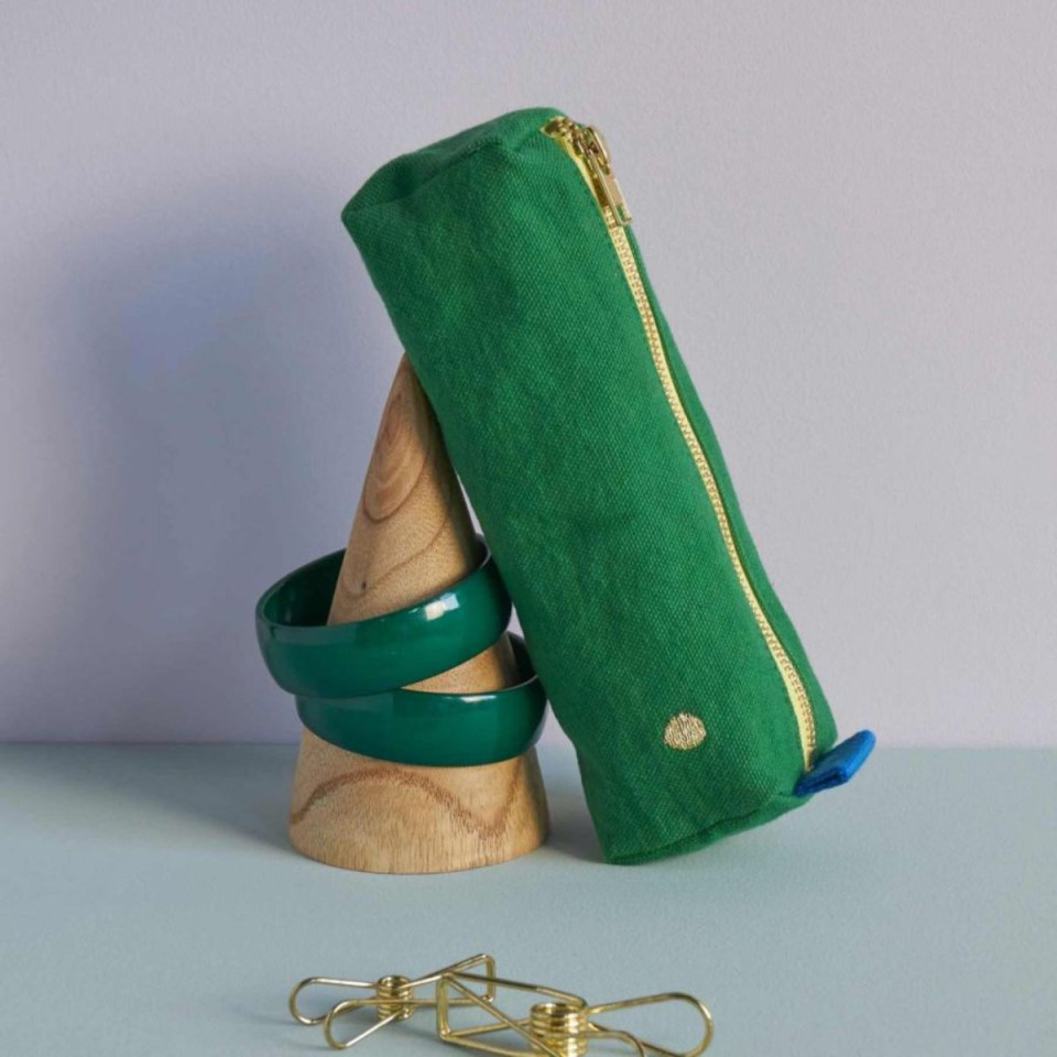 Trousse de bureau en Coton Bio Unis ou Motifs