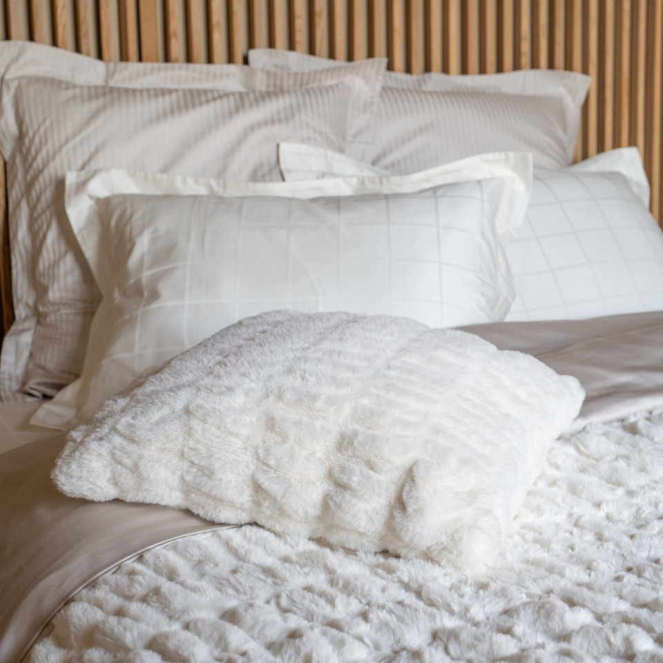 Coussin Fausse Fourrure ZIBELINE