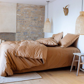 Housse de Couette en Percale de Coton MANOIR