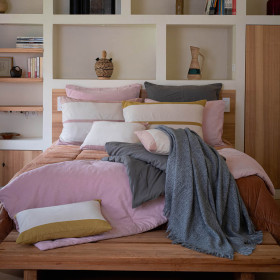 Housse de Coussin Rayé JANIS