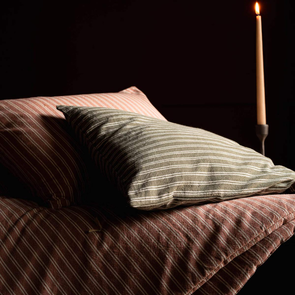 Housse de Coussin en Coton Lavé LILI
